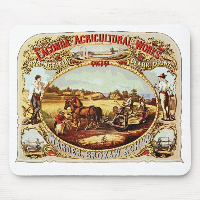 Alfombrilla De Ratón Obras agrícolas de Lagonda (Frente)