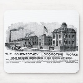 Alfombrilla De Ratón Obras Alco-Schenectady Locomotoras, 1870