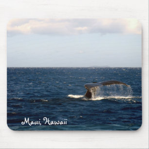 Alfombrilla De Ratón Observación de la ballena de Maui Hawaii