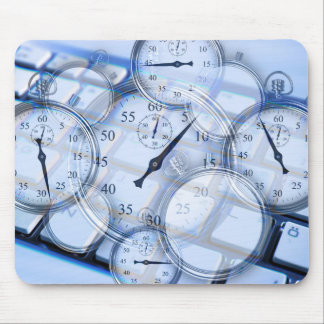 Alfombrilla De Ratón Observar la oficina de teclado de Clocks