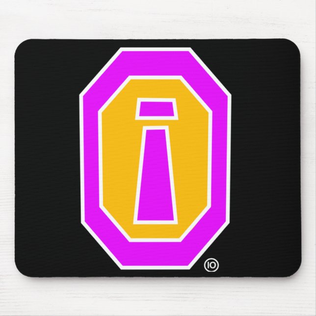 Alfombrilla De Ratón Obsidiano morado - Mousepad (Frente)
