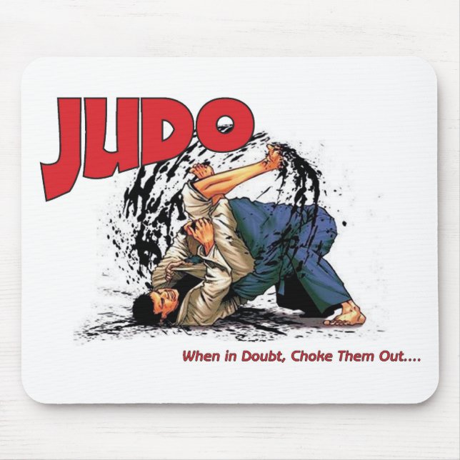 Alfombrilla De Ratón Obstrucción del judo hacia fuera (Frente)