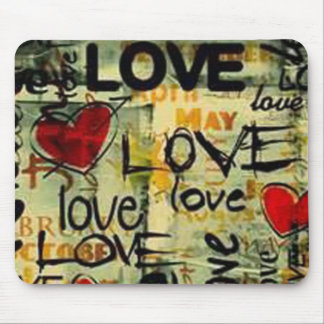 Alfombrilla De Ratón Obtener un poco de amor Graffiti Pad