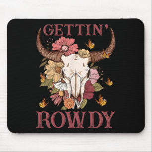 Alfombrilla De Ratón Obteniendo a Rowgirl Occidental Wildflower Groovy 