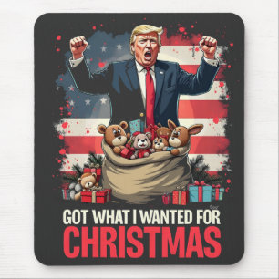 Alfombrilla De Ratón Obtuve lo que quería para Navidad Trump Santa 
