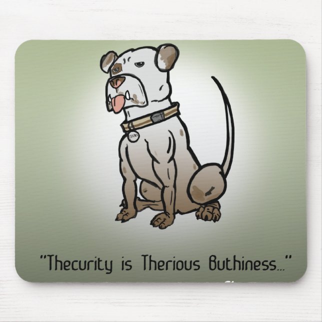 Alfombrilla De Ratón ocasión y "ocasión cody" Mousepad de la seguridad (Frente)