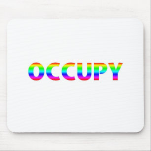 Alfombrilla De Ratón Occupy Rainbow