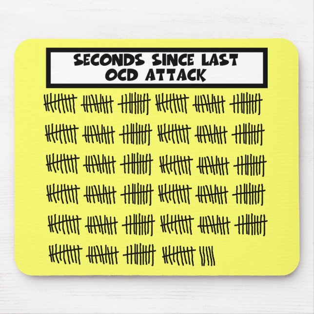 Alfombrilla De Ratón OCD divertido (Frente)