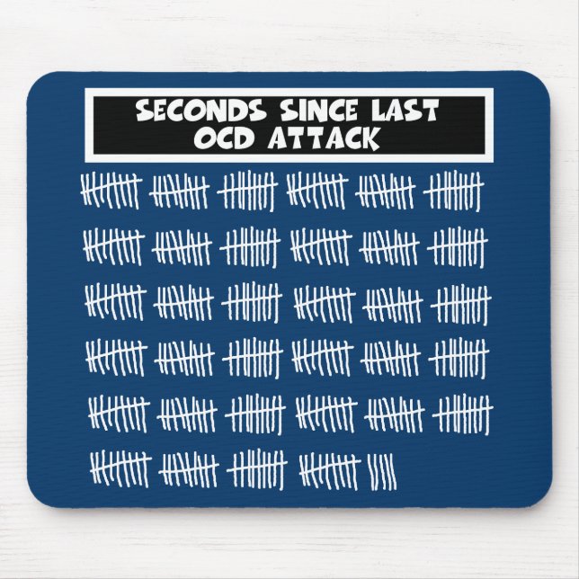 Alfombrilla De Ratón OCD divertido (Frente)