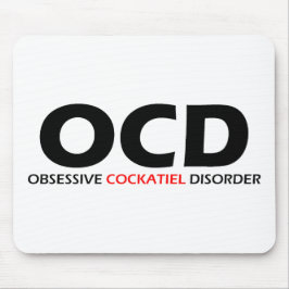 Alfombrilla De Ratón OCD - Trastorno obsesivo de la Cockatiel