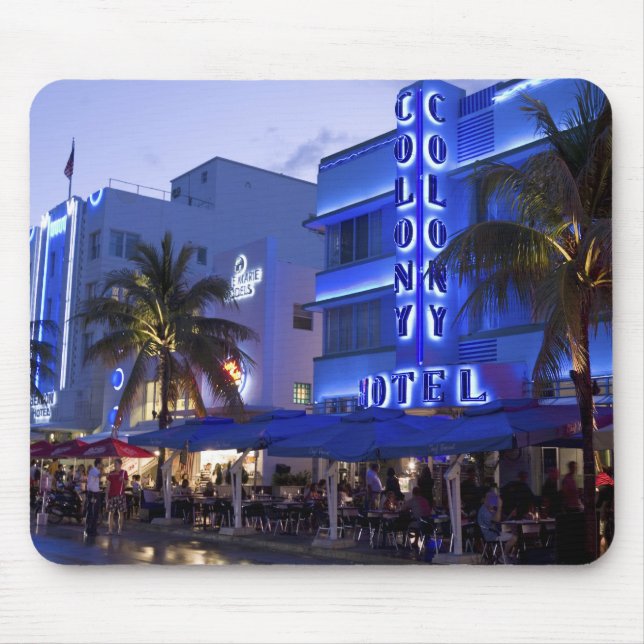 Alfombrilla De Ratón Ocean Drive, South Beach, Miami Beach, 2 (Frente)