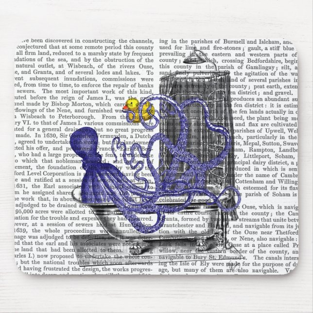 Alfombrilla De Ratón Octopus en Bath 2 (Frente)