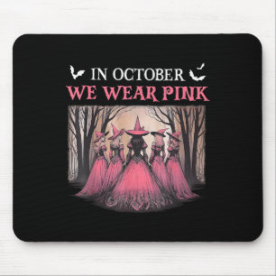 Alfombrilla De Ratón Octubre Usamos Cáncer De Mama De Halloween De Bruj