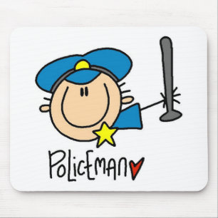 Alfombrilla De Ratón Ocupación de policía