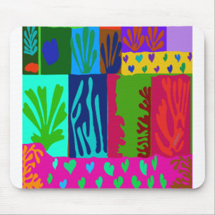 Alfombrilla De Ratón Oda al Collage de Matisse