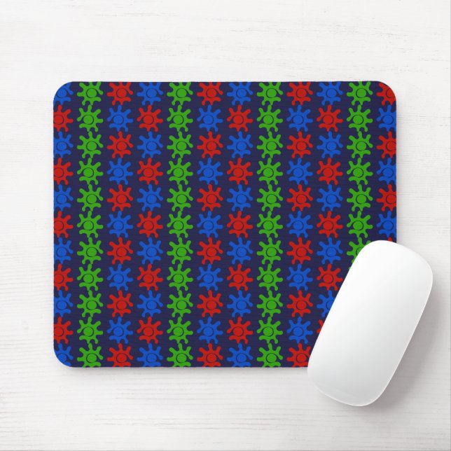 Alfombrilla De Ratón Odd Abstract Pattern Mousepad (Con ratón)