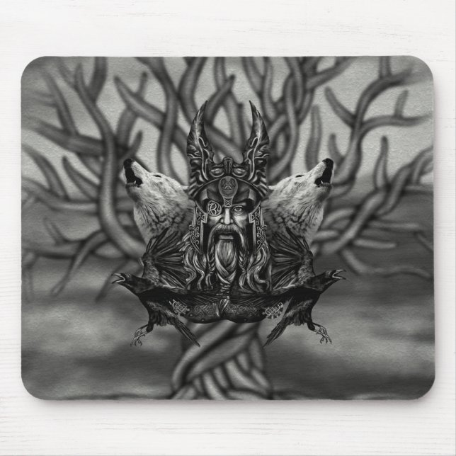 Alfombrilla De Ratón Odin - Todo-Padre (Frente)