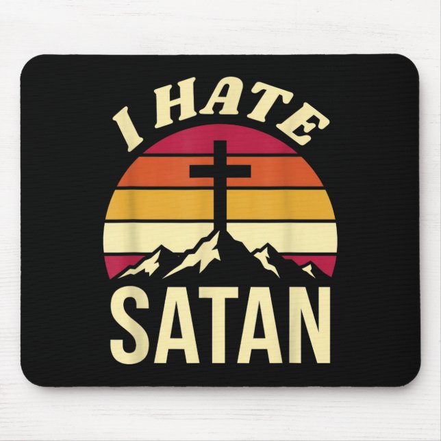 Alfombrilla De Ratón Odio a Satanás (Frente)