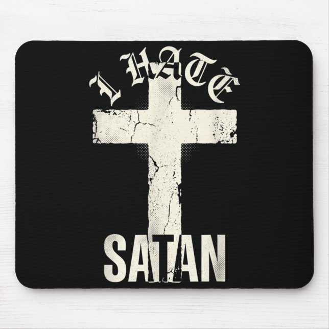 Alfombrilla De Ratón Odio a Satanás (Frente)