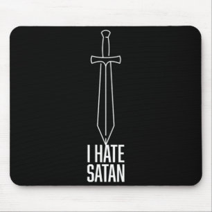 Alfombrilla De Ratón Odio a Satanás