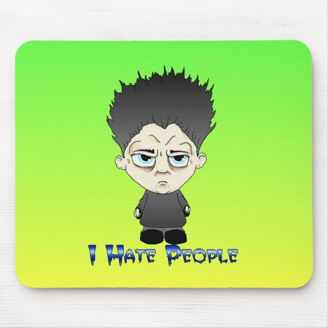 Alfombrilla De Ratón Odio maxwell de la hazaña de la gente (Frente)