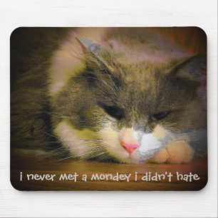Alfombrilla De Ratón Odio todos los lunes