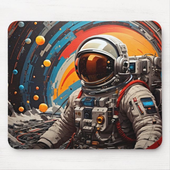 Alfombrilla De Ratón Odisea espacial - Astronauta (Frente)
