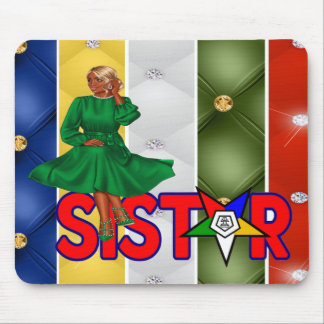 Alfombrilla De Ratón OES Orden Del Sistar Oriental Bling Mousepad