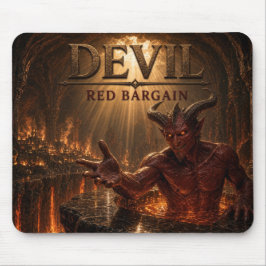 Alfombrilla De Ratón Oferta Roja del Diablo Realismo Oscuro