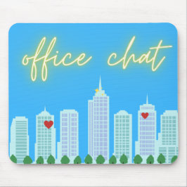 Alfombrilla De Ratón Office Chat Cityscape Blue Sky Mousepad
