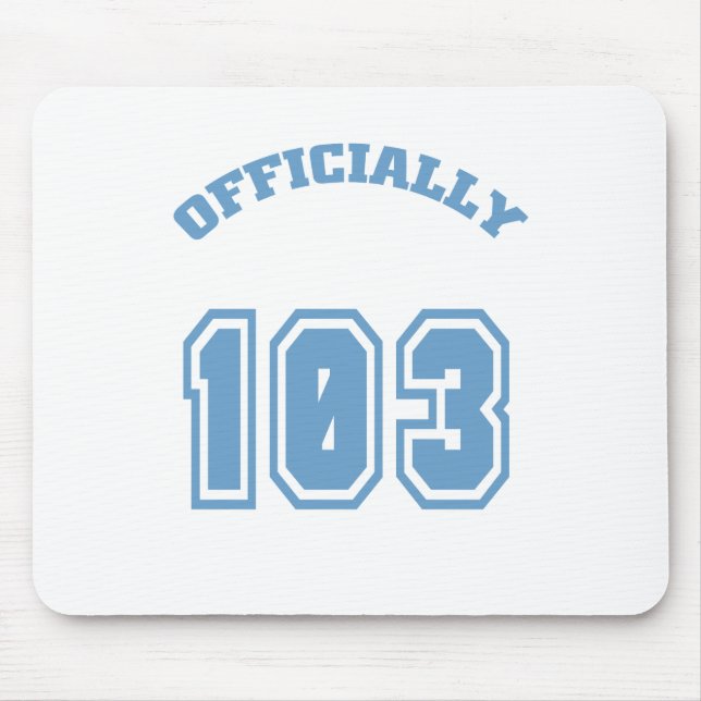 Alfombrilla De Ratón Oficialmente 103 (Frente)