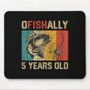Alfombrilla De Ratón Oficialmente 5 años de edad divertido cumpleaños d