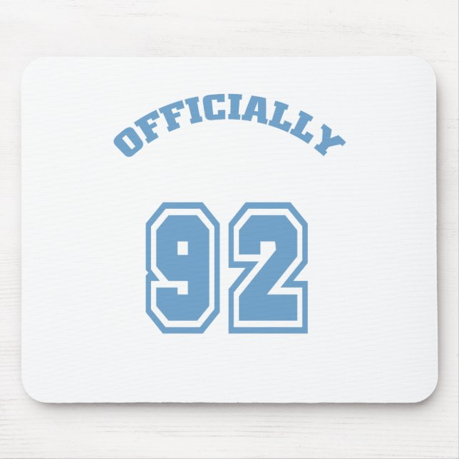Alfombrilla De Ratón Oficialmente 92 (Frente)