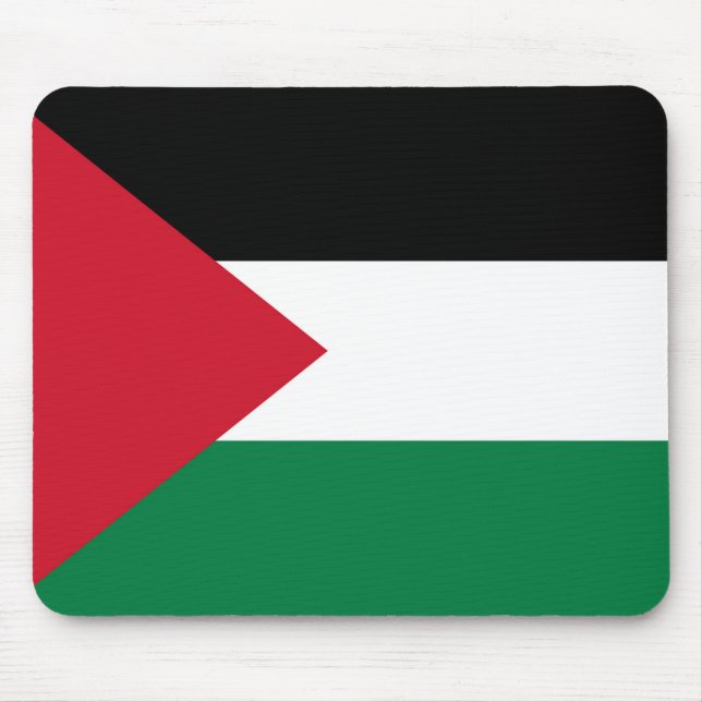 Alfombrilla De Ratón oficialmente bandera del Estado de Palestina (Frente)