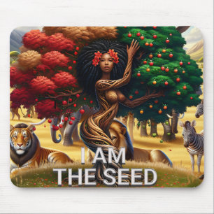 Alfombrilla De Ratón Oficina de citas inspiradoras de afroamericanas