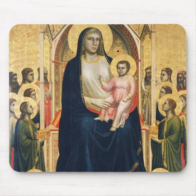 Alfombrilla De Ratón Ognissanti Madonna, Giotto, 1306-1310 (Frente)