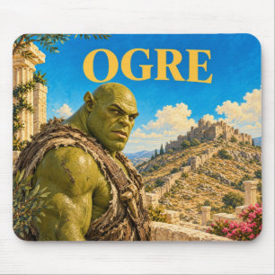 Alfombrilla De Ratón Ogro, Monstruo de Fantasía Gótica