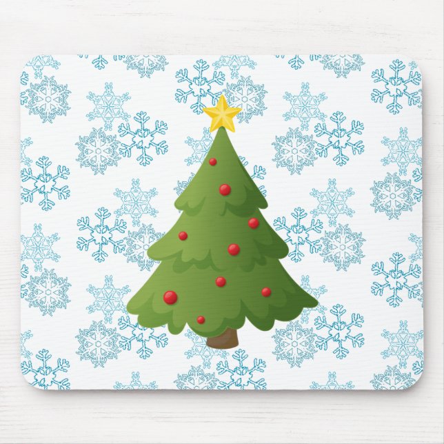 Alfombrilla De Ratón Oh árbol de navidad (Frente)