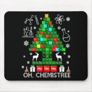 Alfombrilla De Ratón Oh Chemistree Científico Químico Navidad Xmas Te