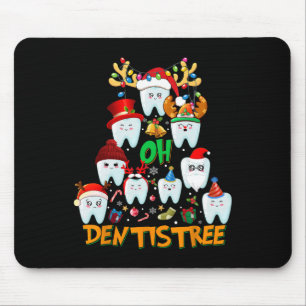 Alfombrilla De Ratón Oh Dentistree Diversión Árbol de Navidad Higiene d