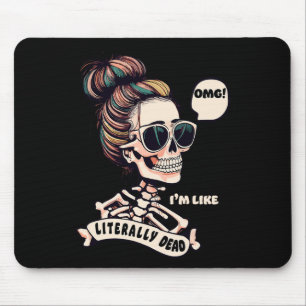 Alfombrilla De Ratón Oh Dios mío, soy como un halloween literalmente mu
