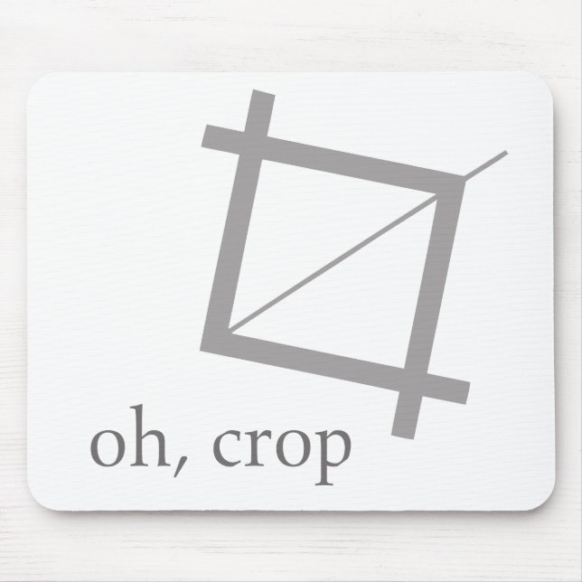 Alfombrilla De Ratón Oh empollón Mousepad del friki del diseñador de (Frente)