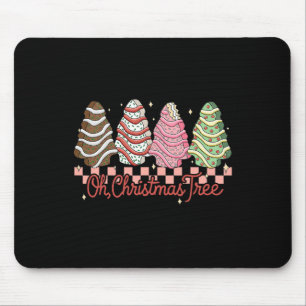 Alfombrilla De Ratón Oh Familia navideña Cake Groovy navidad