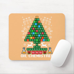 Alfombrilla De Ratón Oh Navidades Químicos Periódico de Ciencia Química