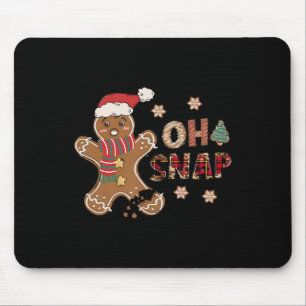 Alfombrilla De Ratón Oh Navidades Snap Gingerbread Santa Xmas Holiday G