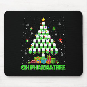 Alfombrilla De Ratón Oh Pharmatree Farmacia de árbol de Navidad Medicac