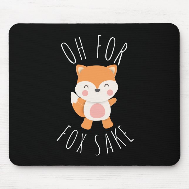Alfombrilla De Ratón Oh por Fox Sake (Frente)