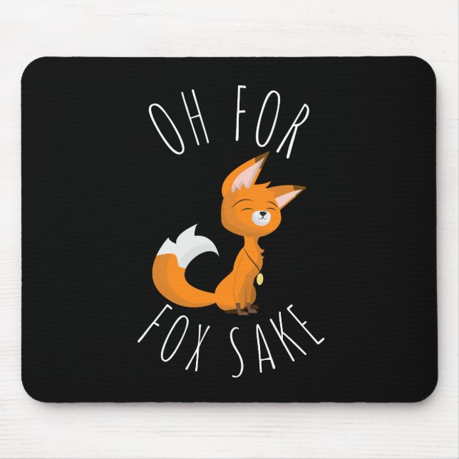 Alfombrilla De Ratón Oh por Fox Sake (Frente)