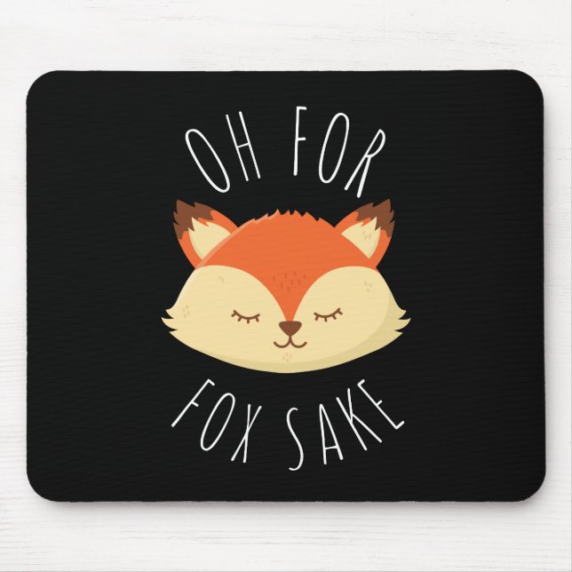 Alfombrilla De Ratón Oh por Fox Sake (Frente)