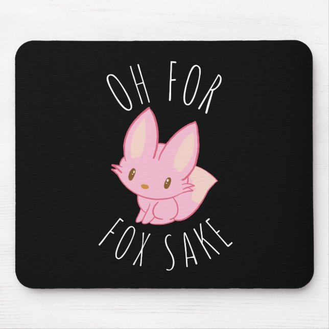 Alfombrilla De Ratón Oh por Fox Sake (Frente)